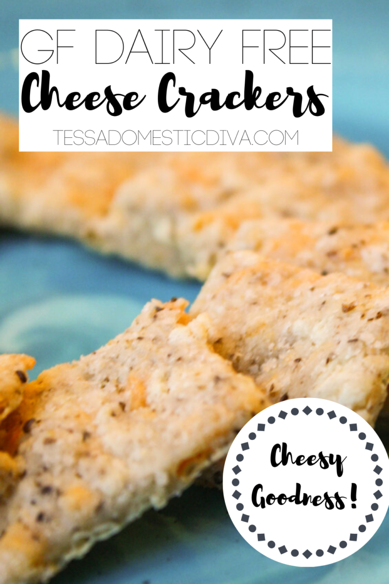 Gluten Free Dairy Free Cheese Crackers