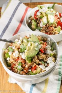 Mexican Quinoa Salad w/ Chipotle Vinaigrette