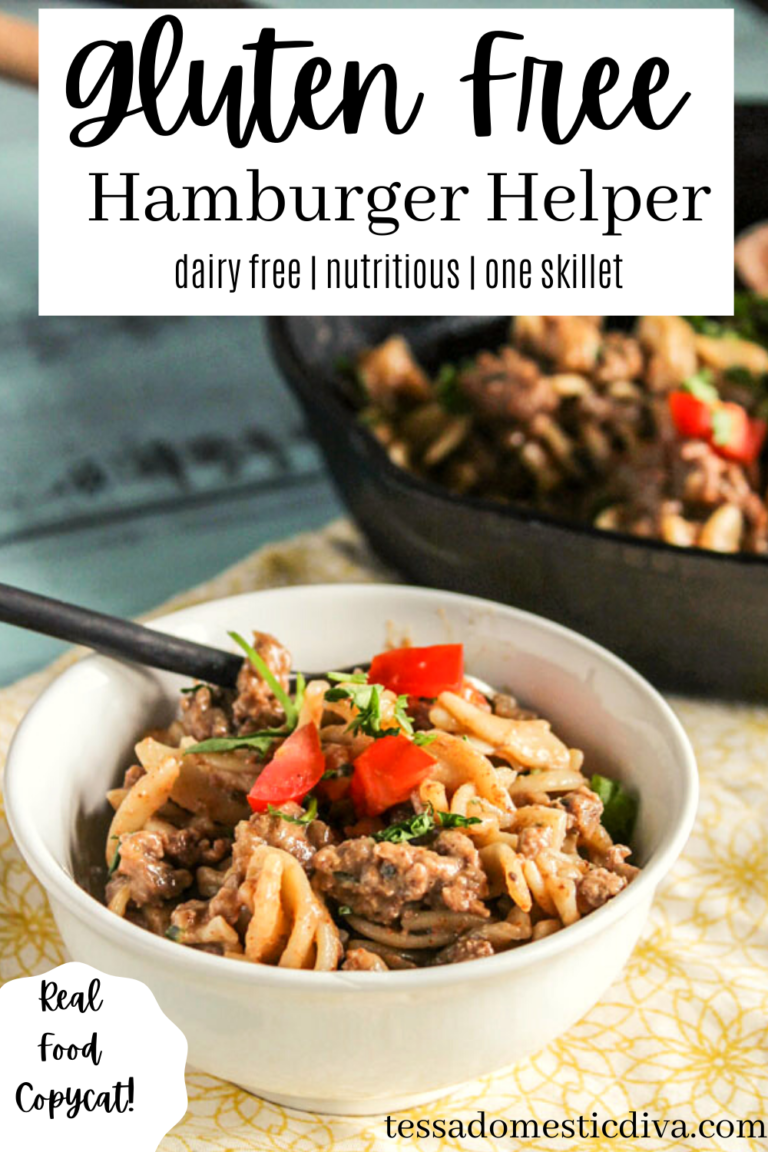 Gluten Free Hamburger Helper – Dairy Free